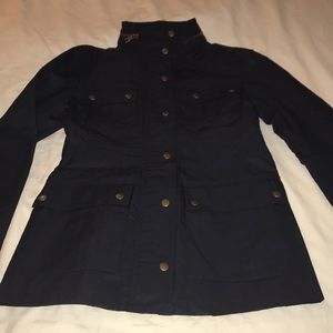 Dark Navy Banana Republic Utility Jacket